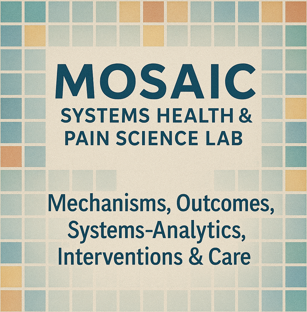 MOSAIC Systems Health & Pain Science Lab | Vertically Integrated Projects