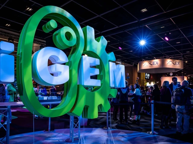 Image of the iGEM logo. iGEM is an international synthetic biology competition held annually.