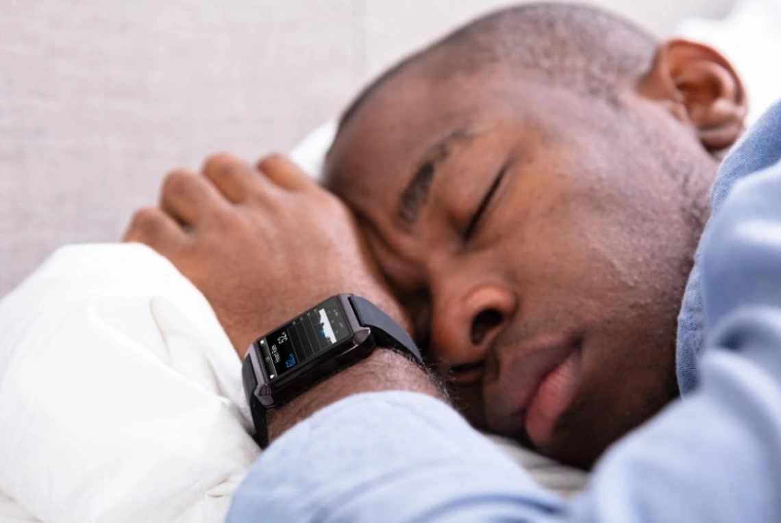 A person sleeping